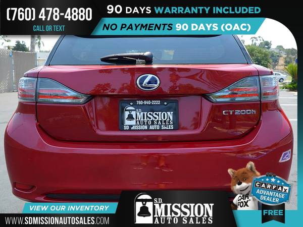 2012 Lexus CT 200h Premium FOR ONLY $194/mo! - cars & trucks - by... for sale in Vista, CA – photo 10