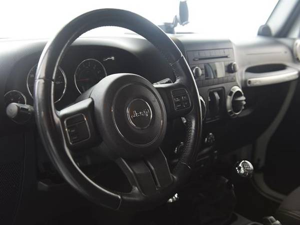 2013 Jeep Wrangler Sahara Sport Utility 2D suv White - FINANCE ONLINE for sale in East Berlin, CT – photo 2