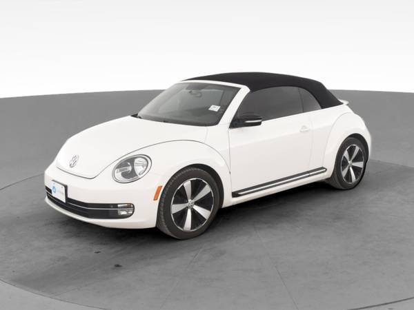 2013 VW Volkswagen Beetle Turbo Convertible 2D Convertible White - -... for sale in Scranton, PA – photo 3
