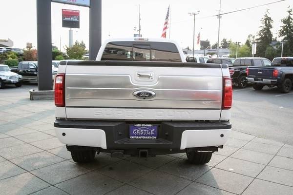 2016 Ford F-350 Diesel 4x4 4WD F350 LONG BED Platinum Truck - cars &... for sale in Lynnwood, ID – photo 6