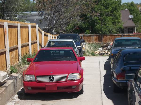 1995 Mercedes 500SL RED with BLACK, Hard and Soft TOP - cars & for sale in Denver , CO – photo 3