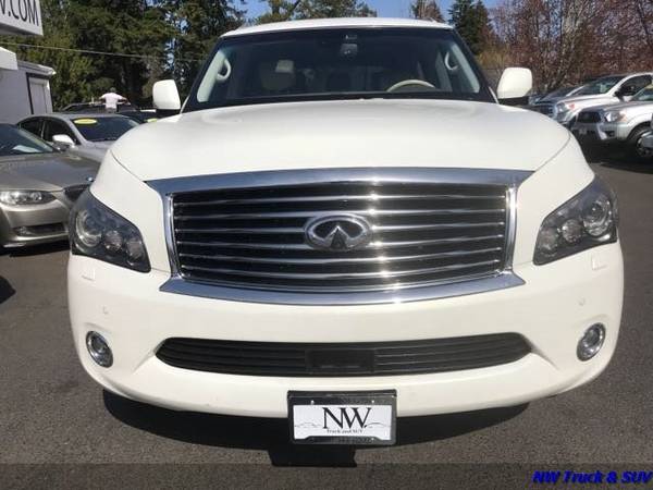 2012 Infiniti QX56 4X4 5 6L V8 400hp 3row seats Clean Car Fax Local for sale in Milwaukee, OR – photo 7
