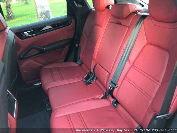 2019 Porsche Cayenne $85,460 Sticker! Bordeaux Red leather! 21" Spyder for sale in Naples, FL – photo 23