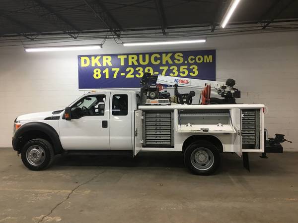 2014 Ford F-450 Super Cab 4X4 V10 Utility Bed Service Body W/Crane for sale in Other, AL – photo 9