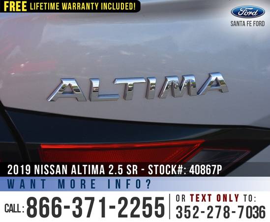 2019 Nissan Altima 2 5 SR Touchscreen - SIRIUS - Cruise for sale in Alachua, FL – photo 9