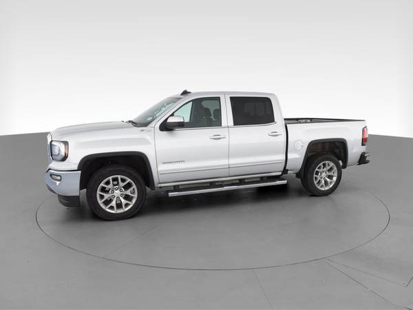 2018 GMC Sierra 1500 Crew Cab SLT Pickup 4D 5 3/4 ft pickup Silver -... for sale in Westport, NY – photo 4