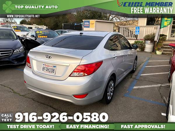 2017 Hyundai Accent SE Sedan for only $9,995 - cars & trucks - by... for sale in Rancho Cordova, CA – photo 9