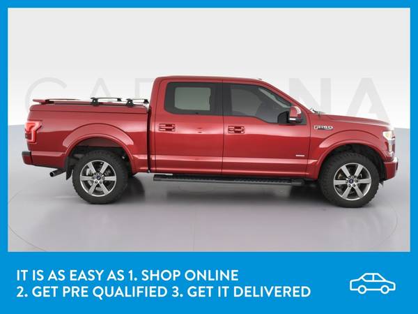 2015 Ford F150 SuperCrew Cab Lariat Pickup 4D 5 1/2 ft pickup Red for sale in York, PA – photo 10