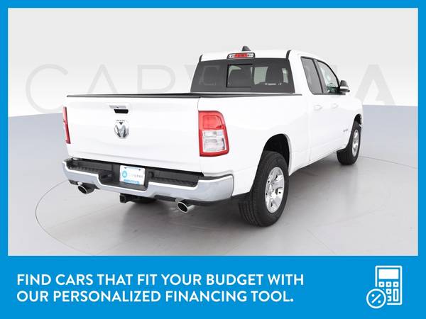 2020 Ram 1500 Quad Cab Big Horn Pickup 4D 6 1/3 ft pickup White for sale in Sausalito, CA – photo 8