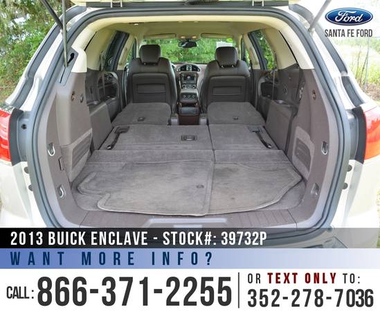 2013 BUICK ENCLAVE SUV *** Remote Start, Homelink, Leather Seats *** for sale in Alachua, FL – photo 21