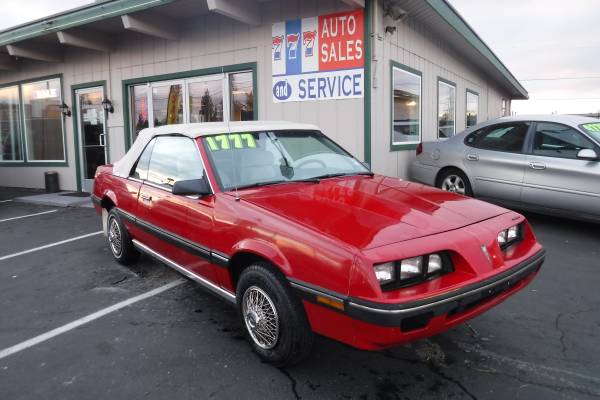 ***1984 PONTIAC SUNBIRD LE CONVERTIBLE*** - cars & trucks - by... for sale in Tacoma, WA