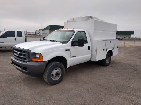 2002 Ford F-350 Single Cab Service Truck 7 3 6 Speed 138k - cars & for sale in Filer, ID – photo 2