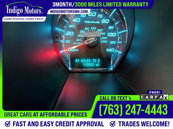 2010 Ford Taurus SEL 3mo 3 mo 3-mo 3000 mile warranty PRICED TO for sale in Ramsey , MN – photo 2