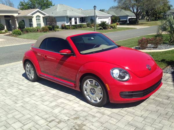 2013 VW Beetle Convertible - cars & trucks - by owner - vehicle... for sale in The Villages, FL – photo 2