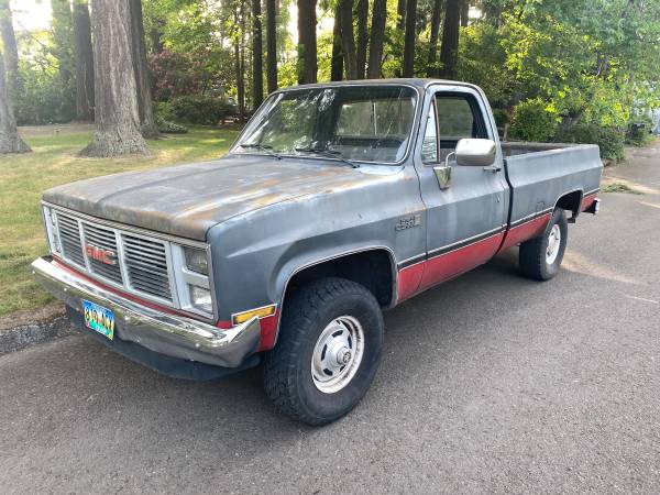 1986 GMC K1500 High Sierra Square Body 4X4 - - by for sale in Portland, OR – photo 2