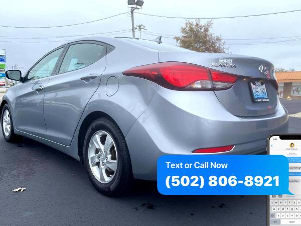 2015 Hyundai Elantra SE 4dr Sedan 6A EaSy ApPrOvAl Credit Specialist... for sale in Louisville, KY – photo 3