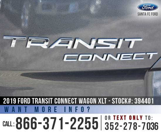 2019 FORD TRANSIT CONNECT WAGON XLT *** SiriusXM, SYNC, GPS *** for sale in Alachua, FL – photo 22