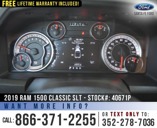 2019 RAM 1500 CLASSIC SLT Bluetooth - Homelink - Touchscreen for sale in Alachua, GA – photo 14