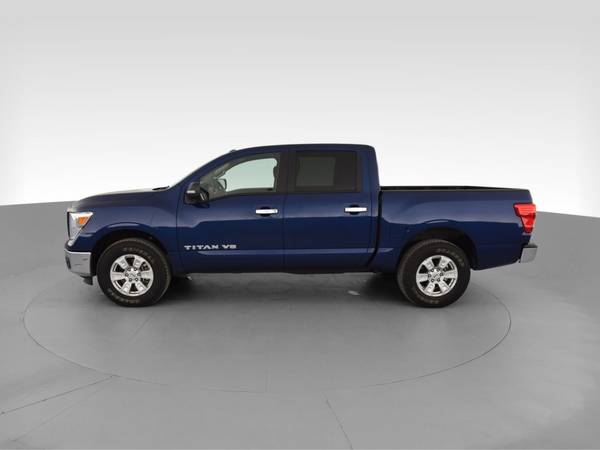 2019 Nissan Titan Crew Cab SV Pickup 4D 5 1/2 ft pickup Blue -... for sale in Arlington, District Of Columbia – photo 5