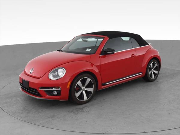 2013 VW Volkswagen Beetle Turbo Convertible 2D Convertible Red - -... for sale in Columbus, GA – photo 3