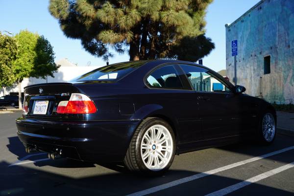 2002 BMW E46 M3 SMG Coupe Carbon Black on Black for sale in Lompoc, CA – photo 4