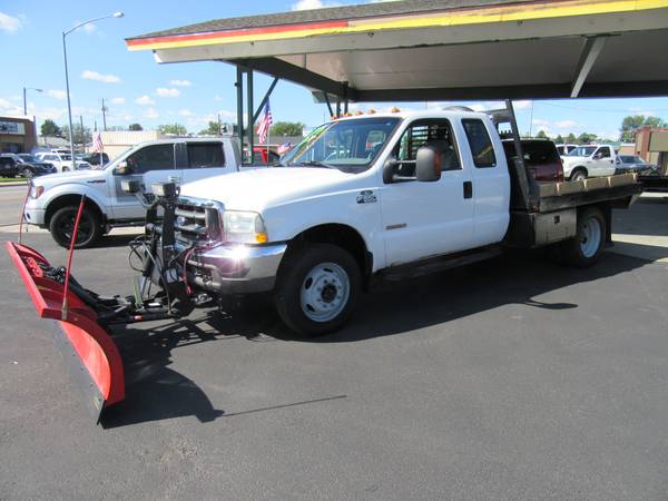 2003 Ford F-550 4X4 With New Boss 9' Straight Blade Plow!!! for sale in Billings, WY – photo 2