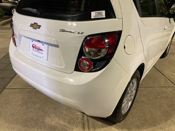 2016 Chevy Chevrolet Sonic LT hatchback Summit White - cars & trucks... for sale in Raleigh, NC – photo 11