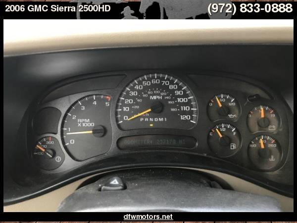 2006 GMC Sierra 2500HD 4WD SLE1 Ext Cab Diesel for sale in Lewisville, TX – photo 16