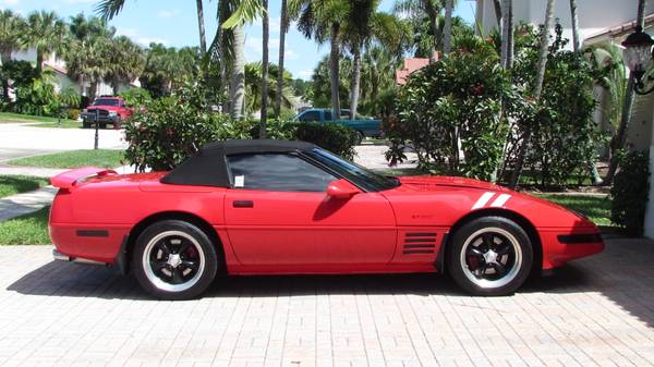 1991 Red Convertible Corvette for sale in Lake Worth, FL – photo 4