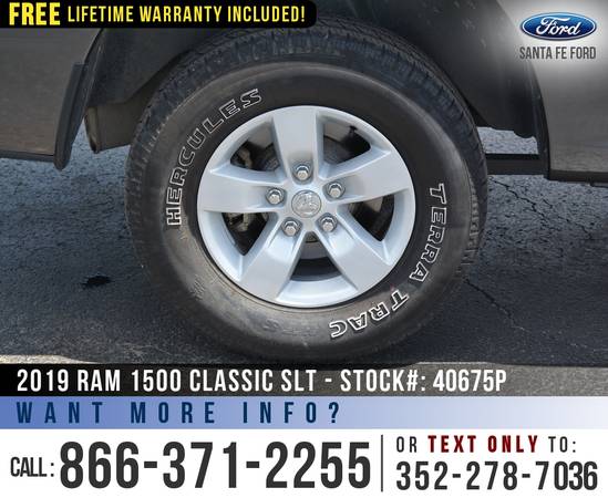 *** 2019 Ram 1500 Classic SLT *** Bluetooth - Flex Fuel - Camera -... for sale in Alachua, FL – photo 8