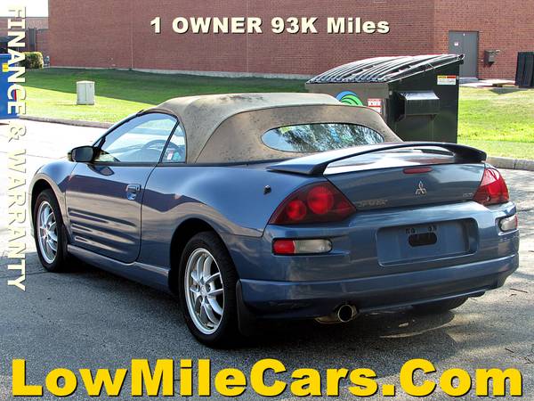 low miles 2002 Mitsubishi Eclipse GT convertiable 93k for sale in Willowbrook, IL – photo 7