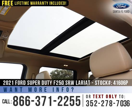 2021 Ford Super Duty F250 SRW Lariat Leather Seats, SYNC 3, BLIS for sale in Alachua, AL – photo 16