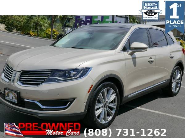 2017 LINCOLN MKX RESERVE, only 36k miles! - cars & trucks - by... for sale in Kailua-Kona, HI – photo 7