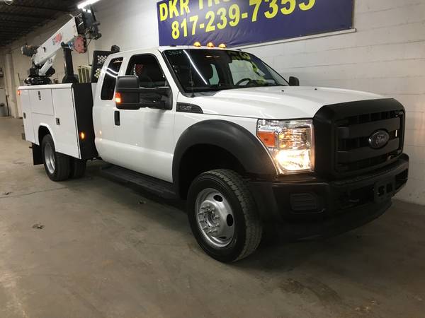 2014 Ford F-450 Super Cab 4X4 V10 Utility Bed Service Body W/Crane for sale in Other, AL – photo 3