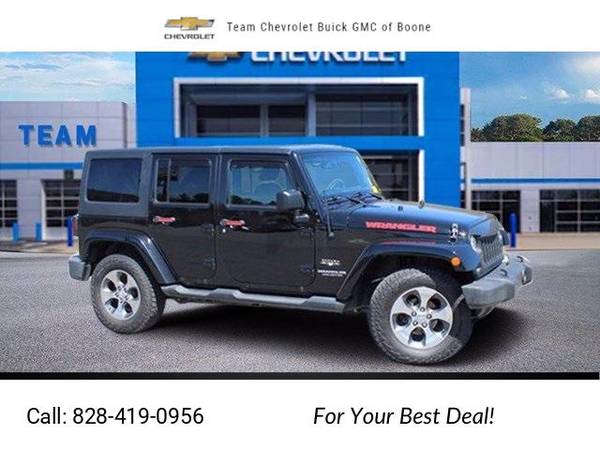 2017 Jeep Wrangler Unlimited Sahara suv Black - - by for sale in Boone, NC