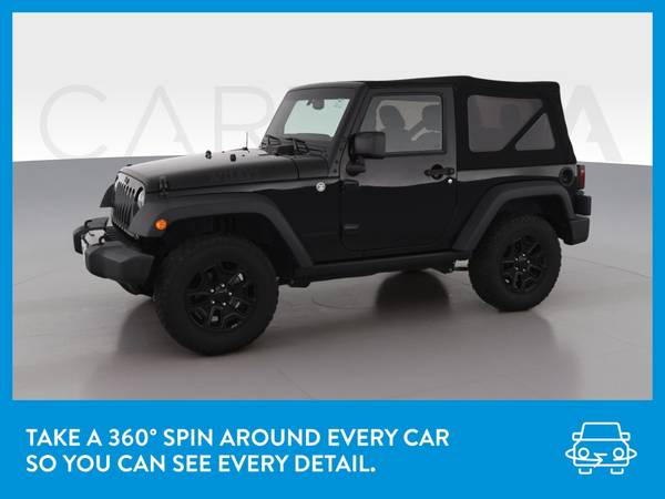 2015 Jeep Wrangler Willys Wheeler Sport Utility 2D suv Black for sale in Columbus, OH – photo 3