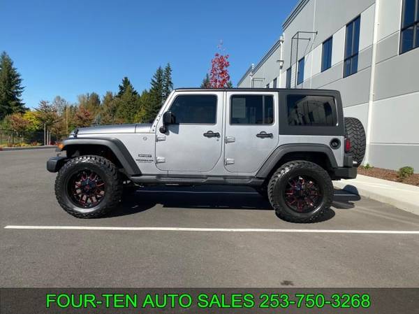 2016 JEEP WRANGLER UNLIMITED 4WD SUV SPORT 4X4 TRUCK *LIFTED, CUSTOM* for sale in Buckley, WA – photo 4