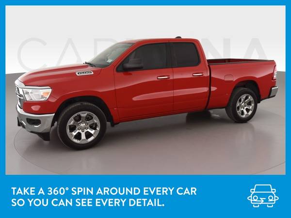 2019 Ram 1500 Quad Cab Big Horn Pickup 4D 6 1/3 ft pickup Red for sale in Yuba City, CA – photo 3