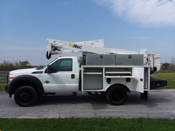 2012 Ford F550 42 Altec AT37G 4x4 Automatic Diesel Bucket Truck for sale in Gilberts, ME – photo 4
