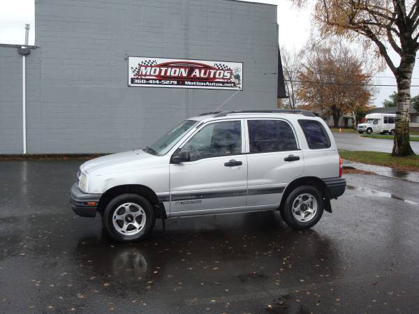 2000 CHEVROLET TRACKER 4-DOOR SPORT 4X4 4-CYL AUTO AC PS 104K MILES... for sale in LONGVIEW WA 98632, OR – photo 3