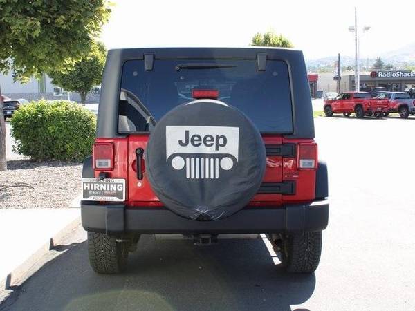 2011 Jeep Wrangler Unlimited Sport suv Flame Red Clearcoat - cars &... for sale in Pocatello, ID – photo 4