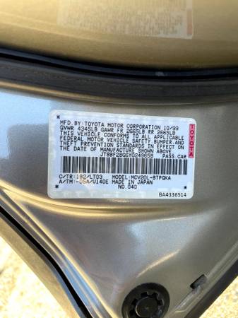 2000 Lexus ES300 1-OWNER - - by dealer - vehicle for sale in Rosemead, CA – photo 19
