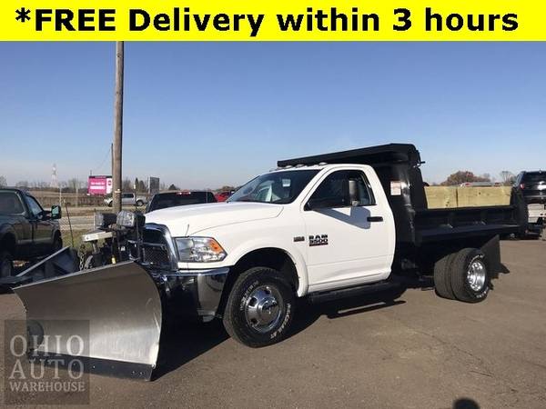 2017 Ram 3500 Chassis Cab Tradesman 4X4 Dump Bed Snow Plow 1-Own We... for sale in Canton, WV