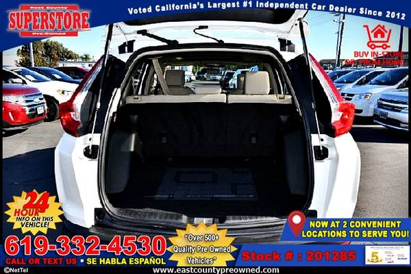 2017 HONDA CR-V EX SUV-EZ FINANCING-LOW DOWN! - cars & trucks - by... for sale in El Cajon, CA – photo 8