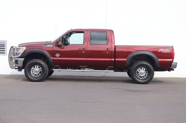 2015 Ford Super Duty F350 SRW LARIAT pickup Vermillion Red [R for sale in Nampa, ID – photo 8