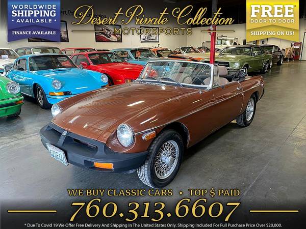 1980 MG B Roadster Convertible which won t last long for sale in Palm Desert , CA – photo 12