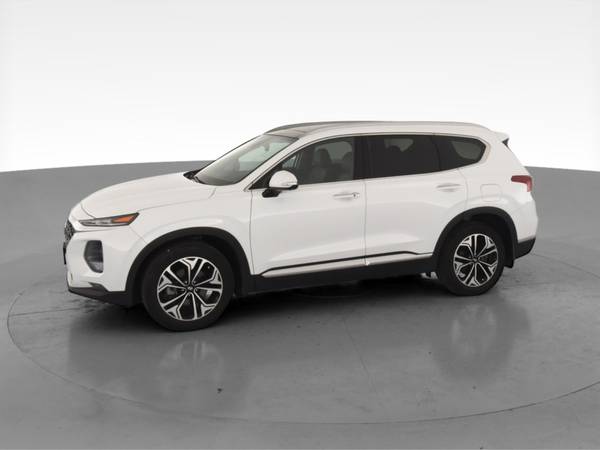 2019 Hyundai Santa Fe 2 0T Ultimate Sport Utility 4D suv White for sale in Pittsburgh, PA – photo 4