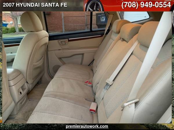 2007 HYUNDAI SANTA FE GLS - - by dealer - vehicle for sale in Alsip, IL – photo 15