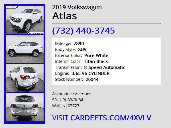 2019 Volkswagen Atlas, Pure White - - by dealer for sale in Wall, NJ – photo 22