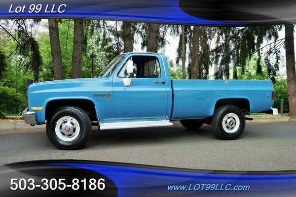 1982 *CHEVROLET* C/K 20 6.5L DIESEL AUTOMATIC 4X4 LONG BED 1 OWNER K20 for sale in Milwaukie, OR – photo 2